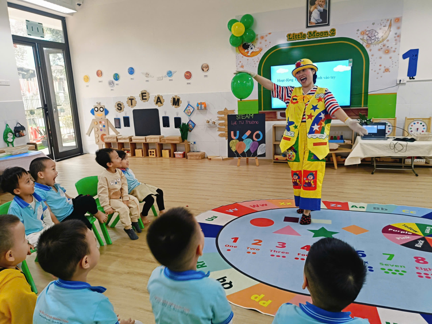 HOẠT ĐỘNG STEAM KHOA HỌC LỚP LITTLE MOON 2