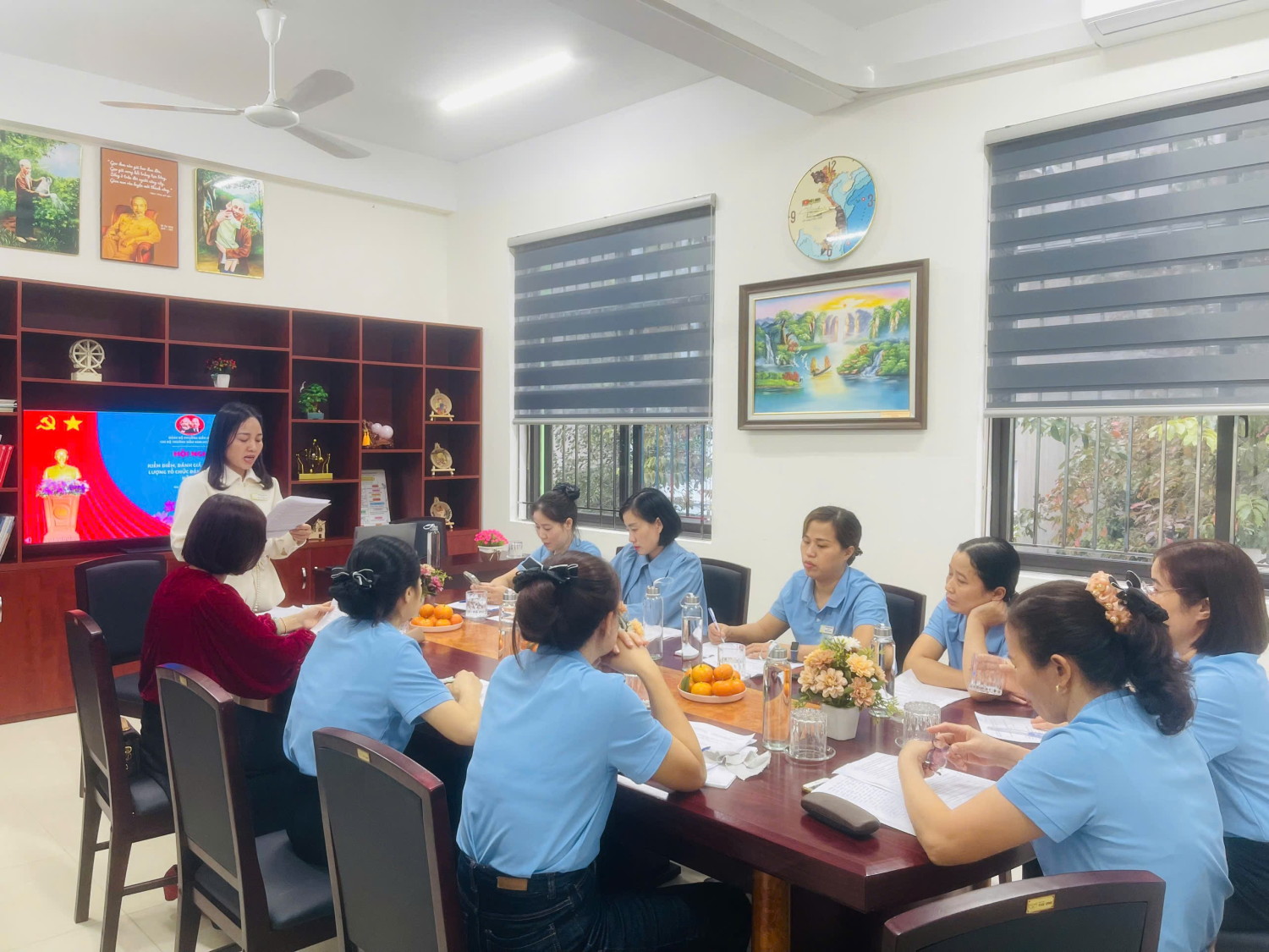 KIỂM ĐIỂM ĐẢNG VIÊN NĂM 2025 CHI BỘ TRƯỜNG MN HOÀNG CÔNG